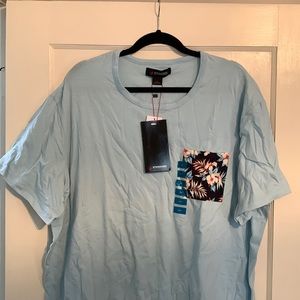 Mens tshirt with Patterned Pocket